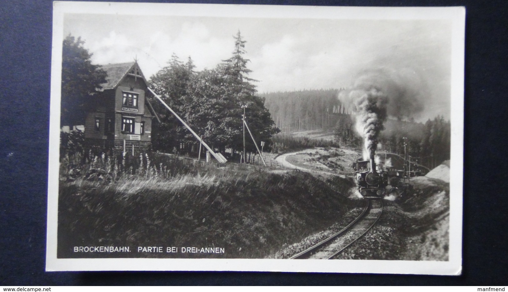 Brockenbahn - Partie Bei Drei-Annen - Eisenbahn - Um 1923 - Look Scans - Sonstige & Ohne Zuordnung