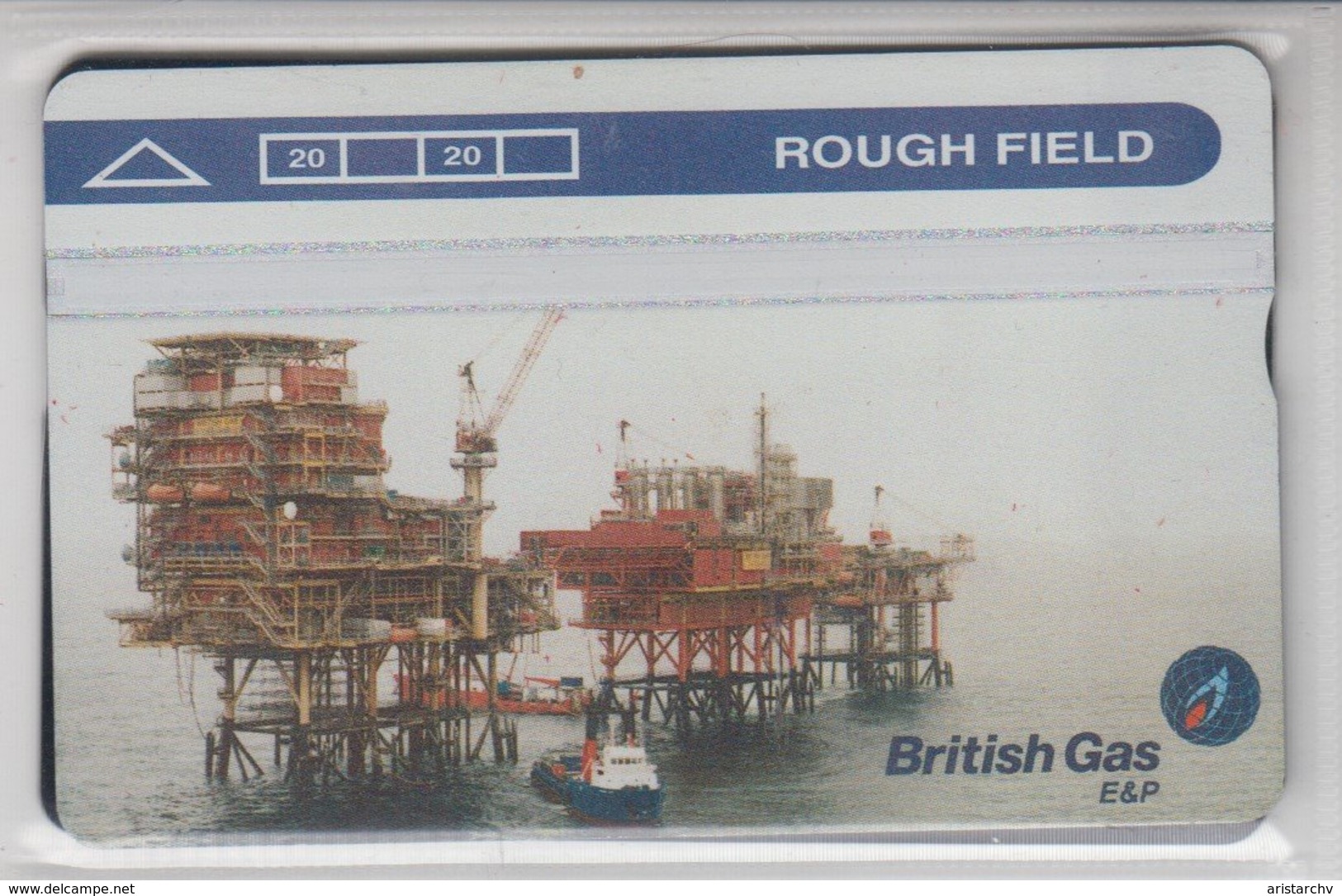 UNITED KINGDOM 1997 ROUGH FIELD BRITISH GAS OIL DRILLING RIG MINT - [ 2] Plataformas Petroleras