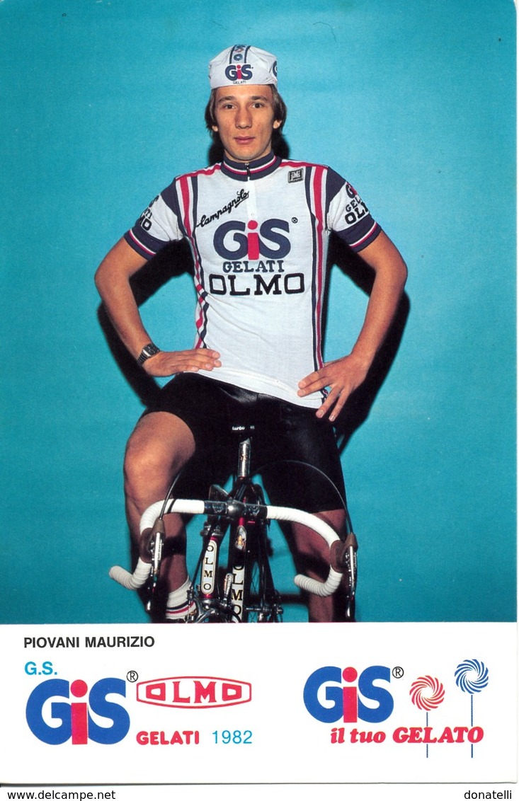 PIOVANI Maurizio ITA (Cremona (Lombardia), 17-7-'59) 1982 GiS Gelati - Olmo - Ciclismo