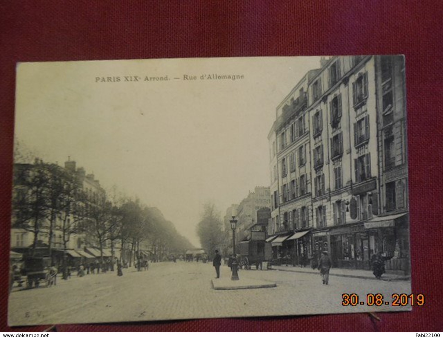 CPa - Paris - Rue D'Allemagne - Arrondissement: 19