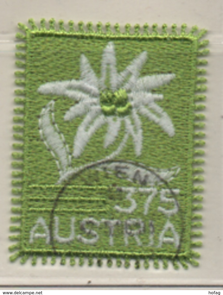 Österreich 2006 Edelweiss MiNr.:2538 Textilmarke Gestempelt; Austria Used - Used Stamps