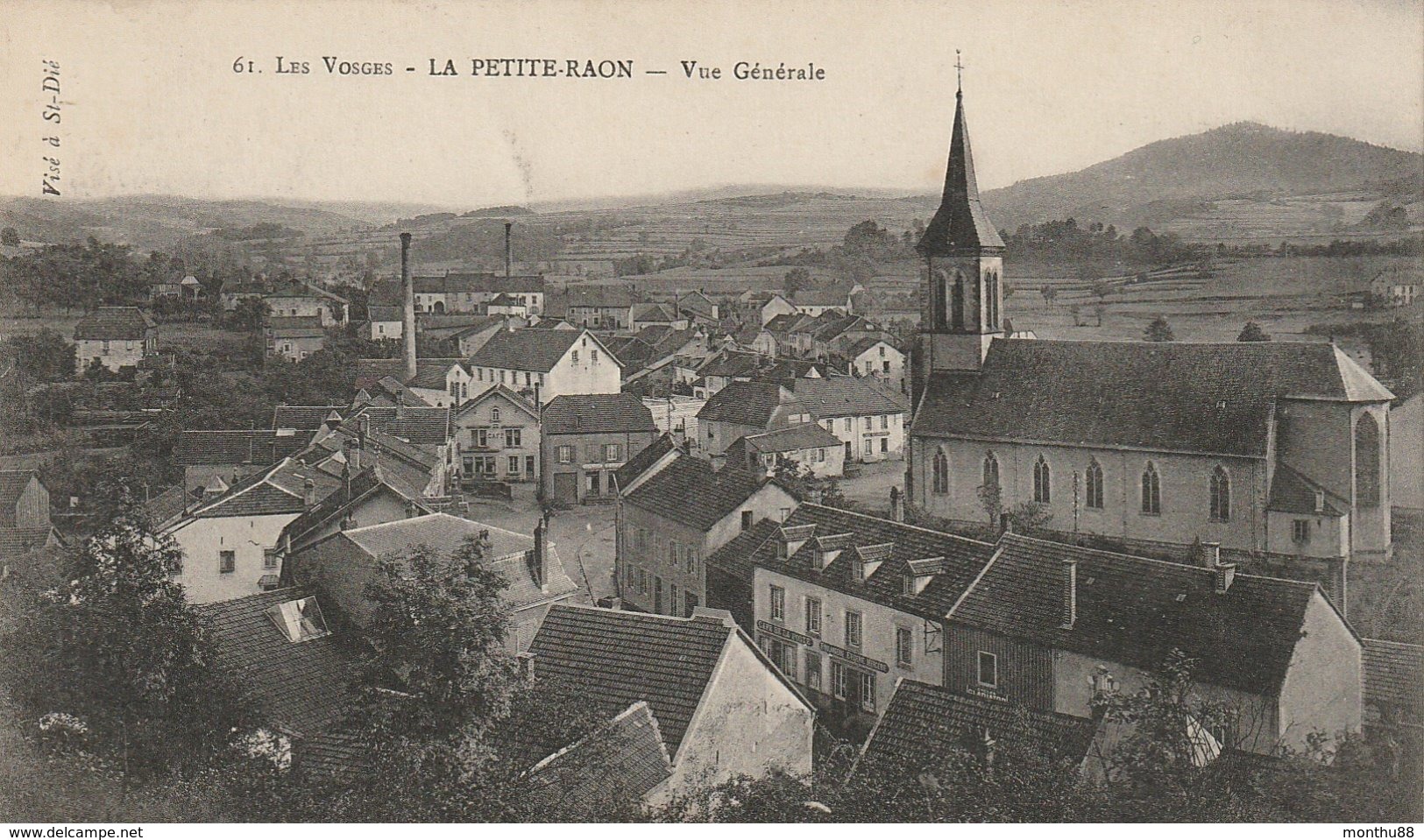 CPA 88 (Vosges)  LA PETITE RAON / VUE GENERALE - Senones