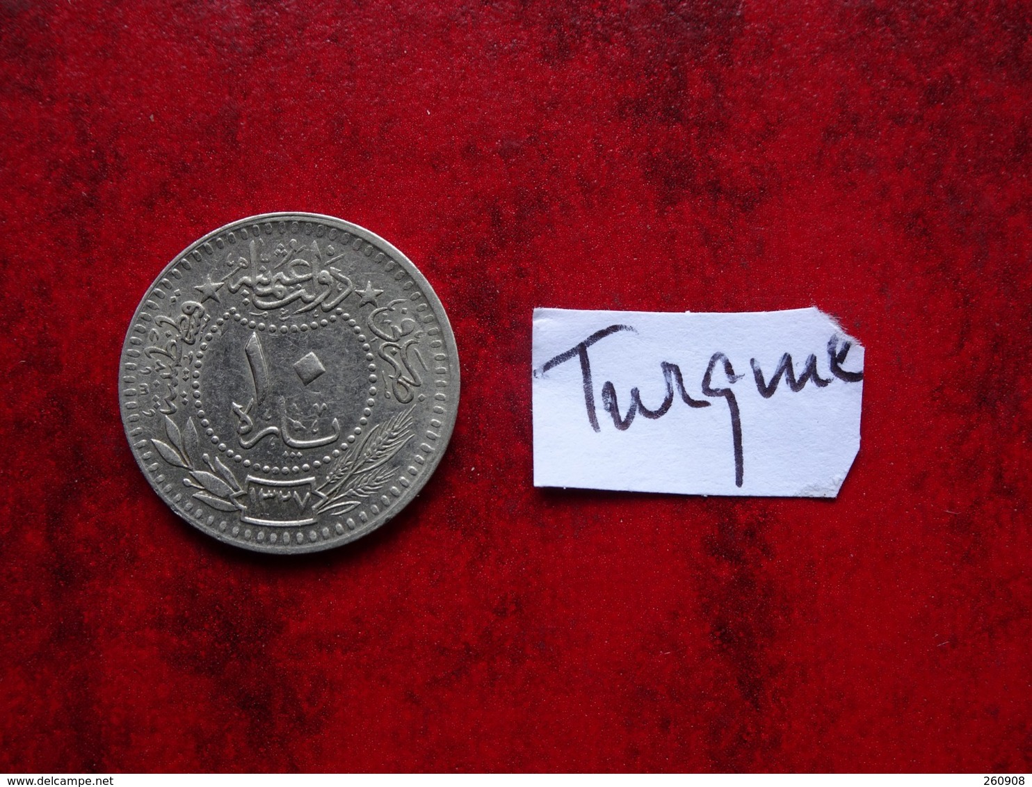 Turquie - 10 Para 1327/7 Muhammad V - Tres Belle Pièce En Argent - Turchia