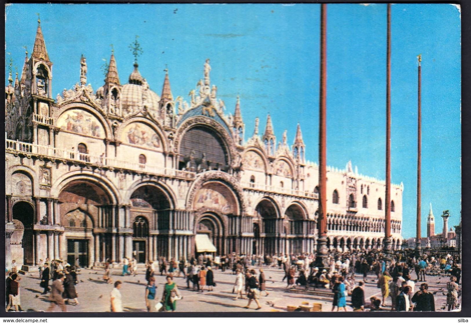 Italy Venezia Venice 1967 / Piazza St. Marco, St. Mark Basilique - Venezia