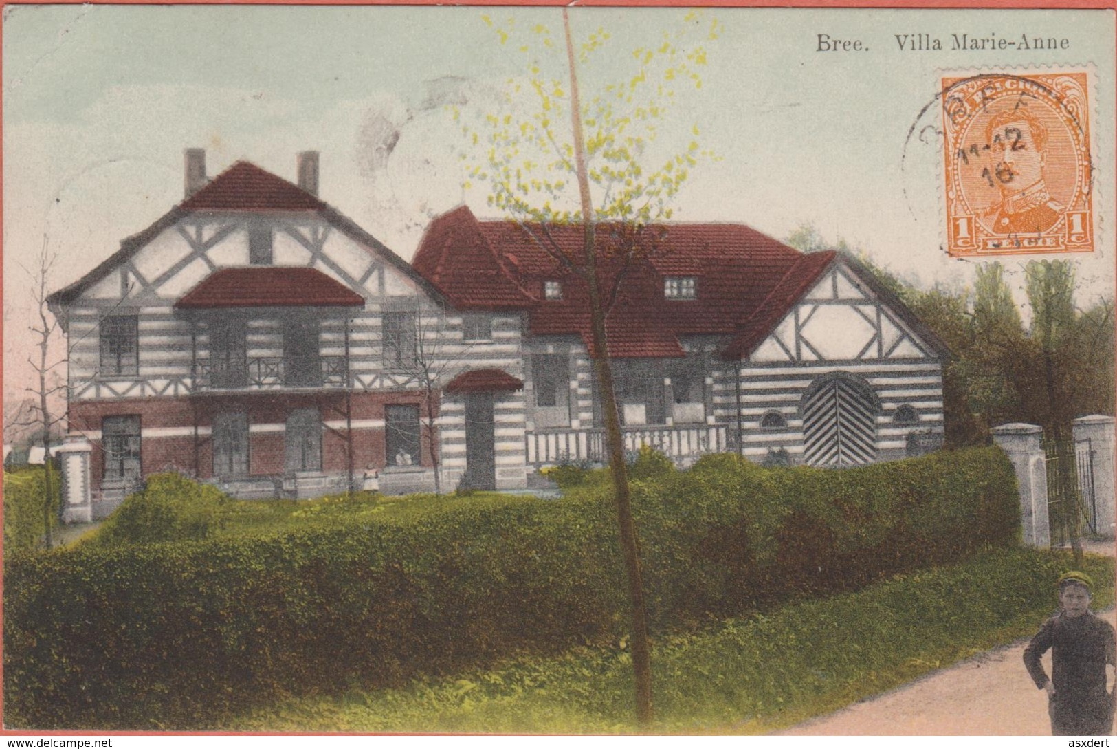 BREE  - VILLA  Marie - Anne 1919 - Kleur. / Uitg. Ingenbleek Soeurs Bree. - Bree