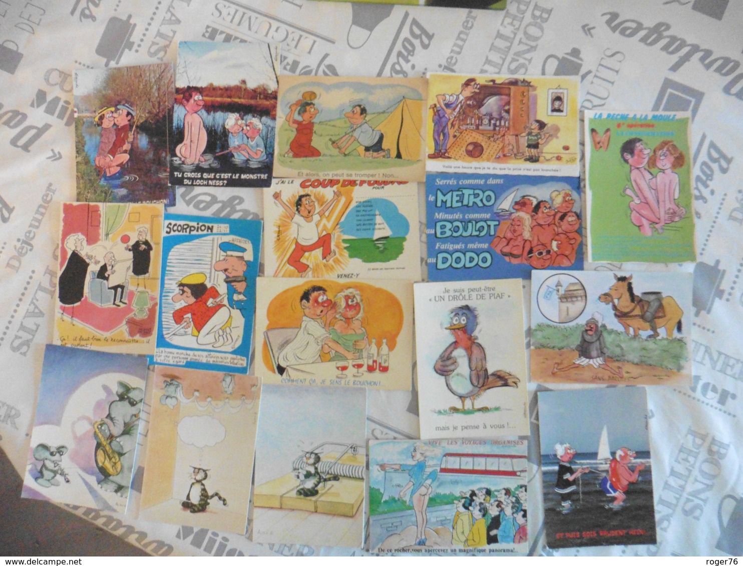 LOT  DE 234   CARTES  POSTALES    HUMOUR  ETC - 5 - 99 Cartes