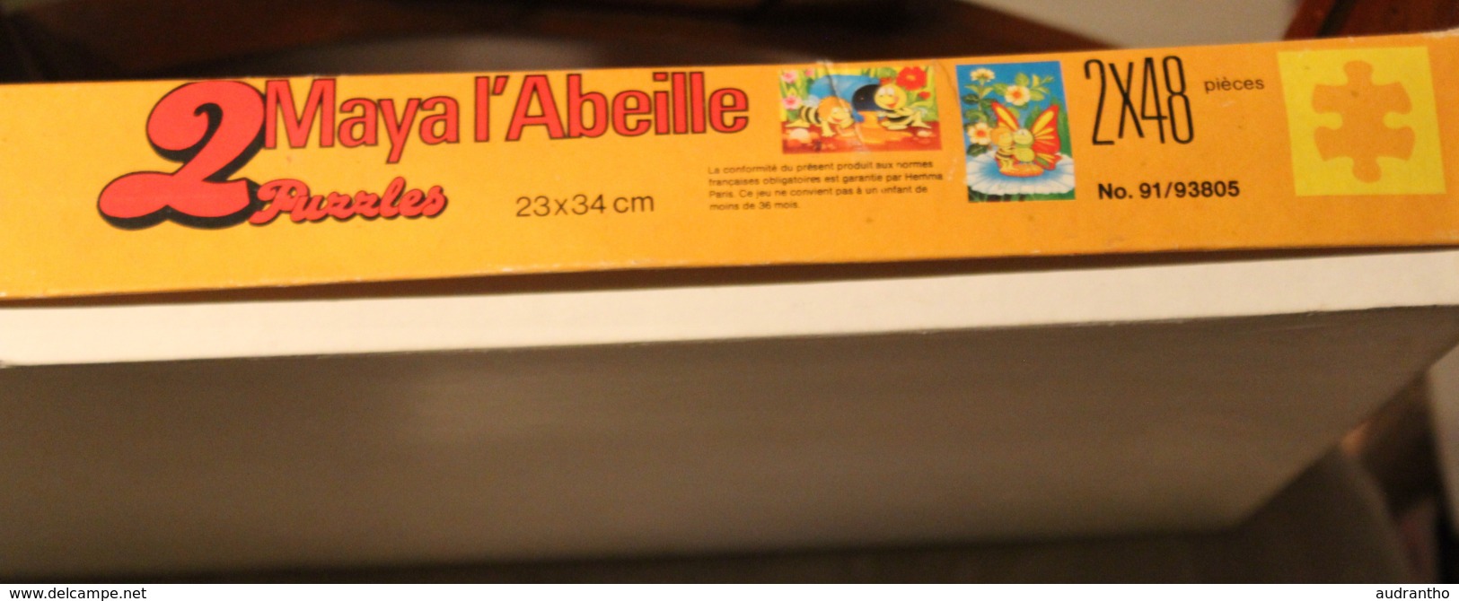 Rare Puzzle 1978 Double Maya L'Abeille Apollo Film Wien Hemma Schmid 23*34 Cm Complet Très Bon état - Puzzle Games