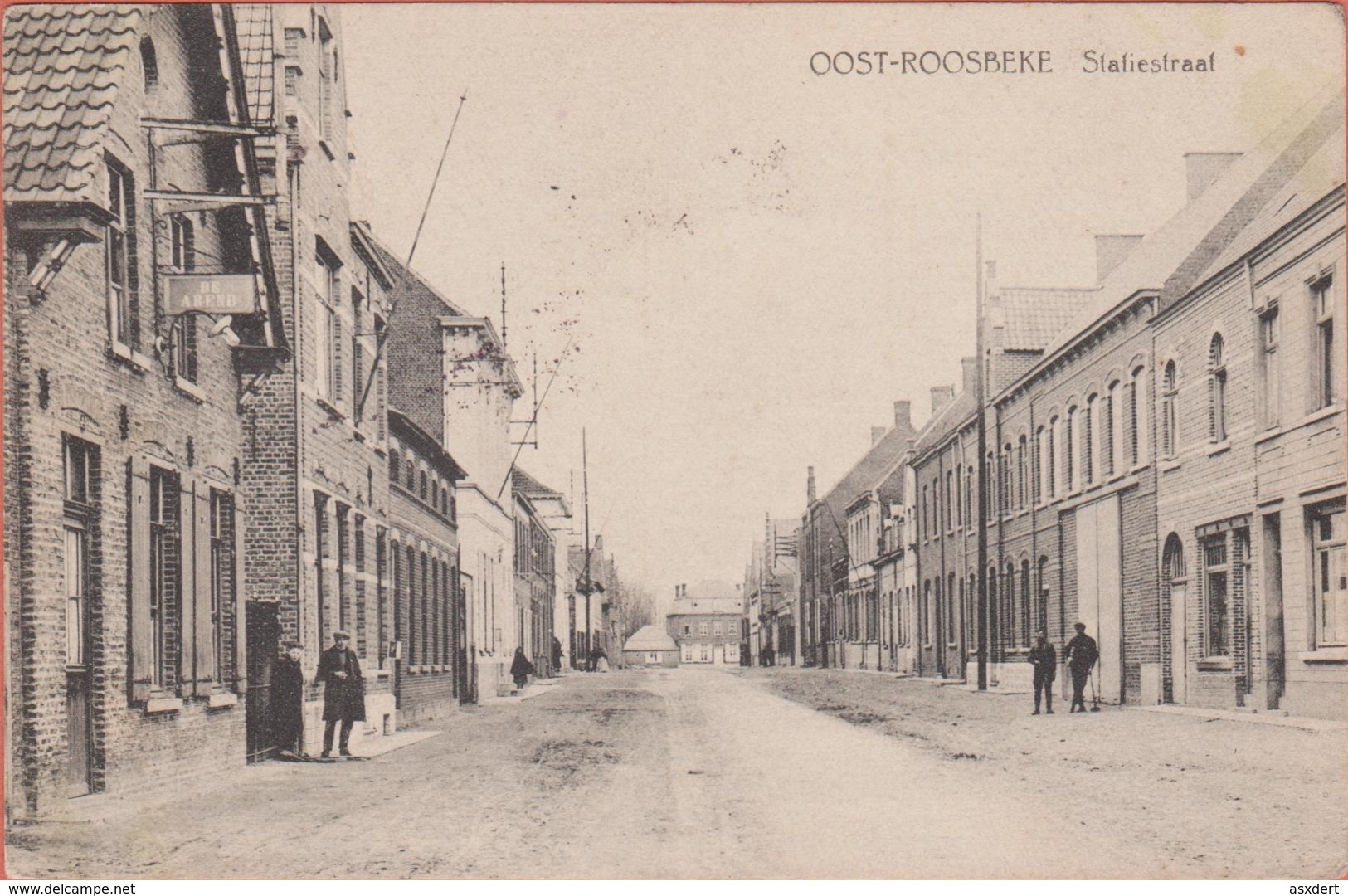 OOST - ROOSBEKE - OOSTROZEBEKE - Staiestraat 1917 - Oostrozebeke