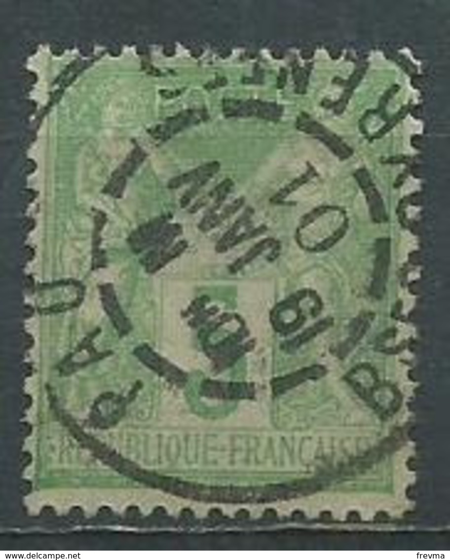 Timbre France Type Sage Type II Yvt 90 Obliteration Pau - 1876-1898 Sage (Type II)