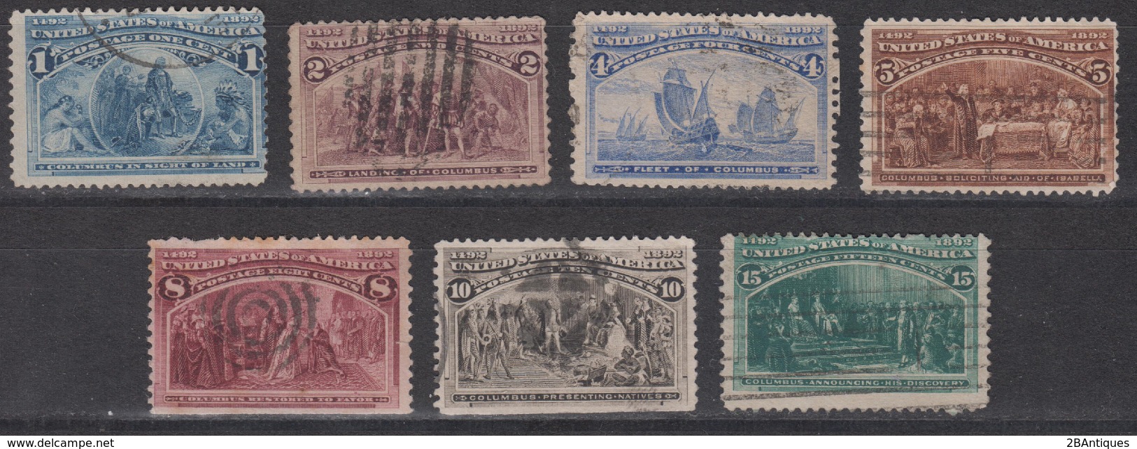 USA 1893 - Columbian Exposition - Usati