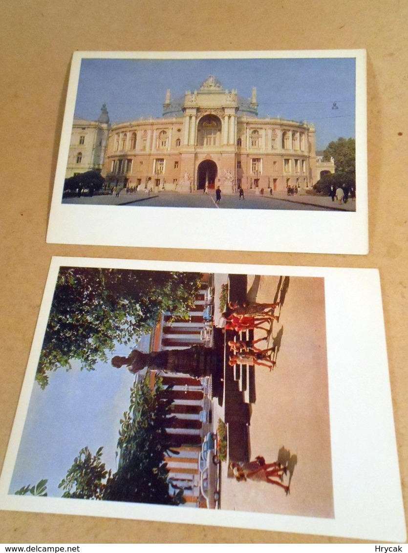 P902 Ukraine 1969. Hero City Odessa. A Set Of 14 Postcards - Ucraina