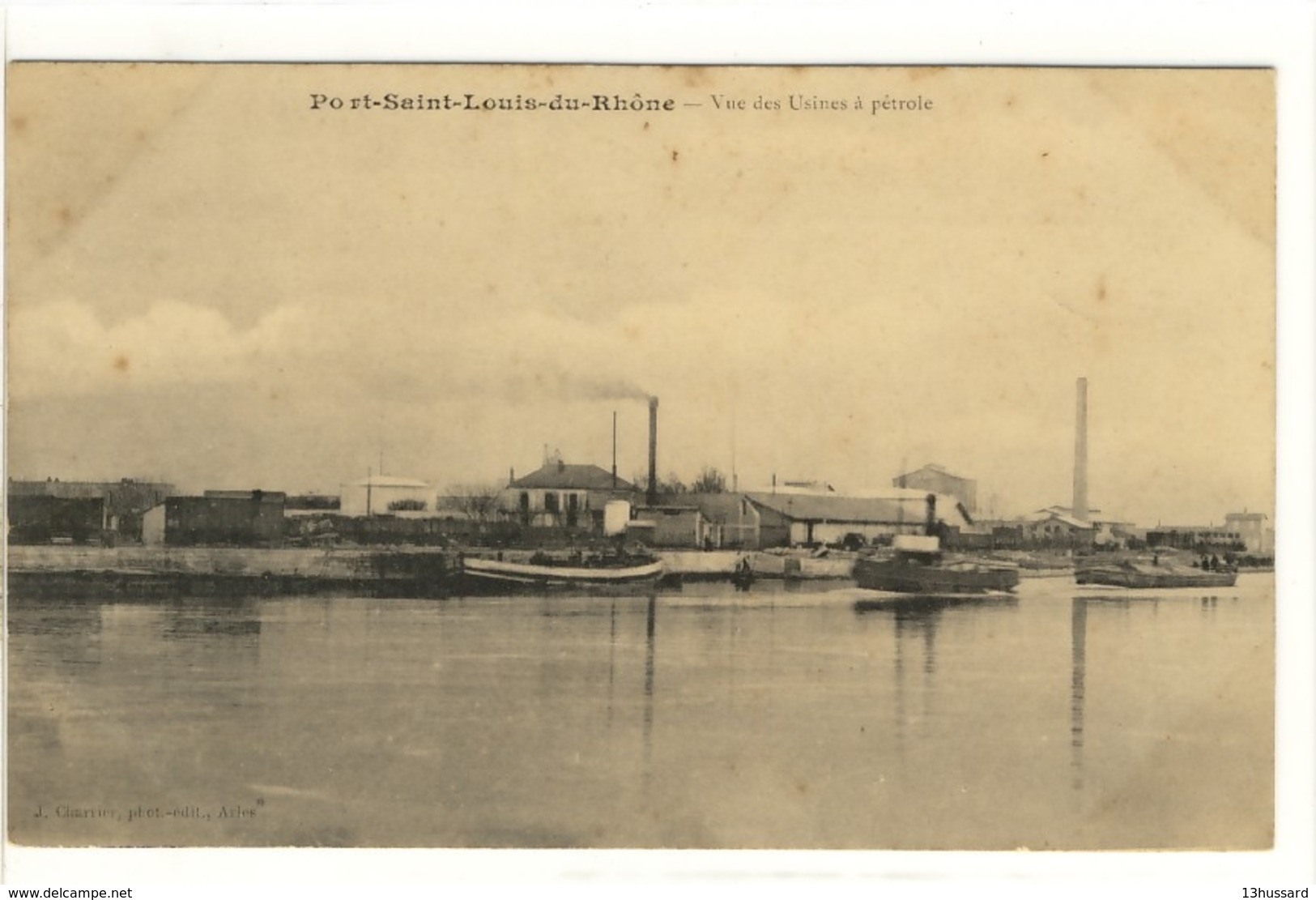 Carte Postale Ancienne Port Saint Louis Du Rhône - Vue Des Usines à Pétrole - Industrie - Saint-Louis-du-Rhône