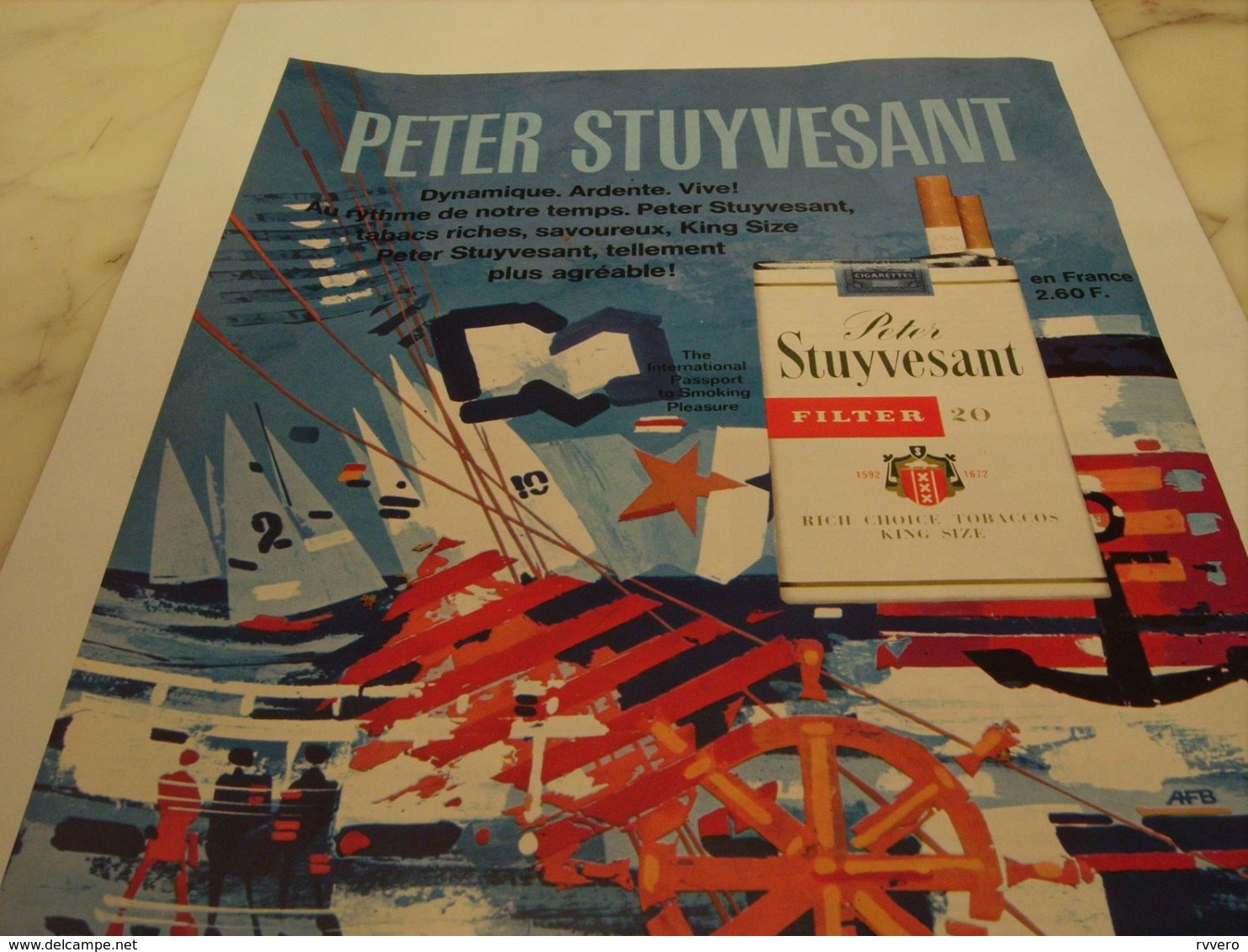 ANCIENNE PUBLICITE CIGARETTES PETER STUYVESANT 1964 - Autres & Non Classés