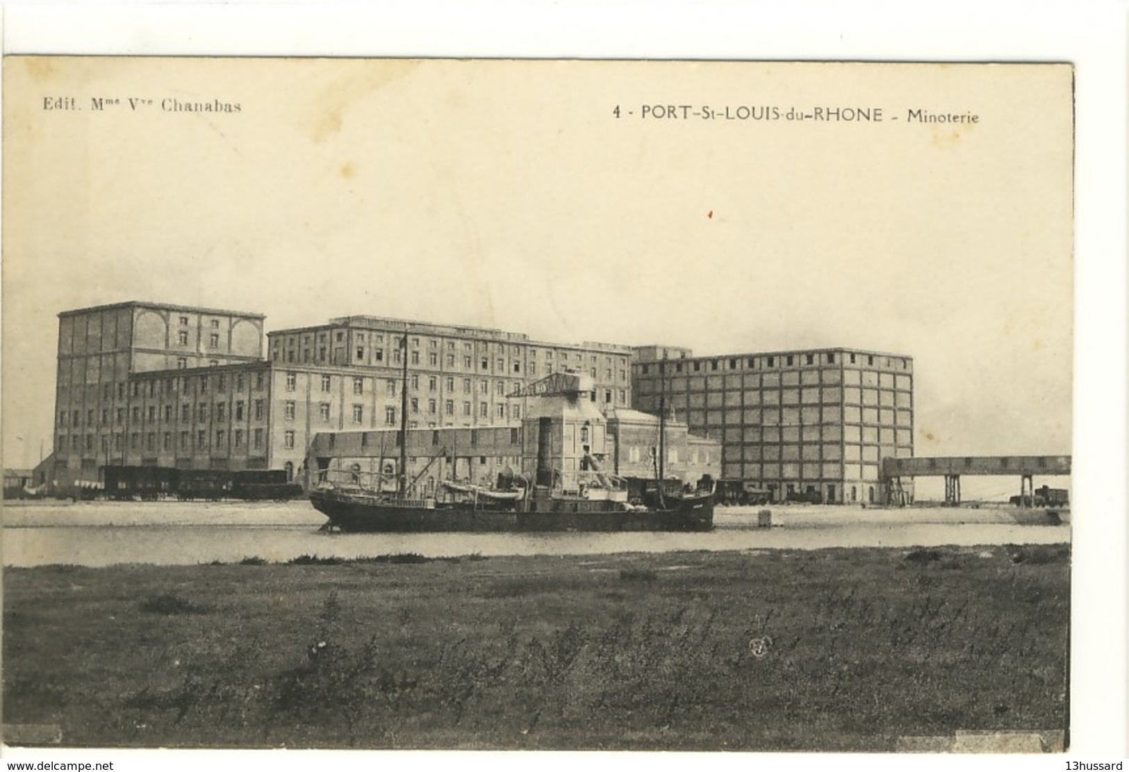 Carte Postale Ancienne Port Saint Louis Du Rhône - Minoterie - Industrie - Saint-Louis-du-Rhône