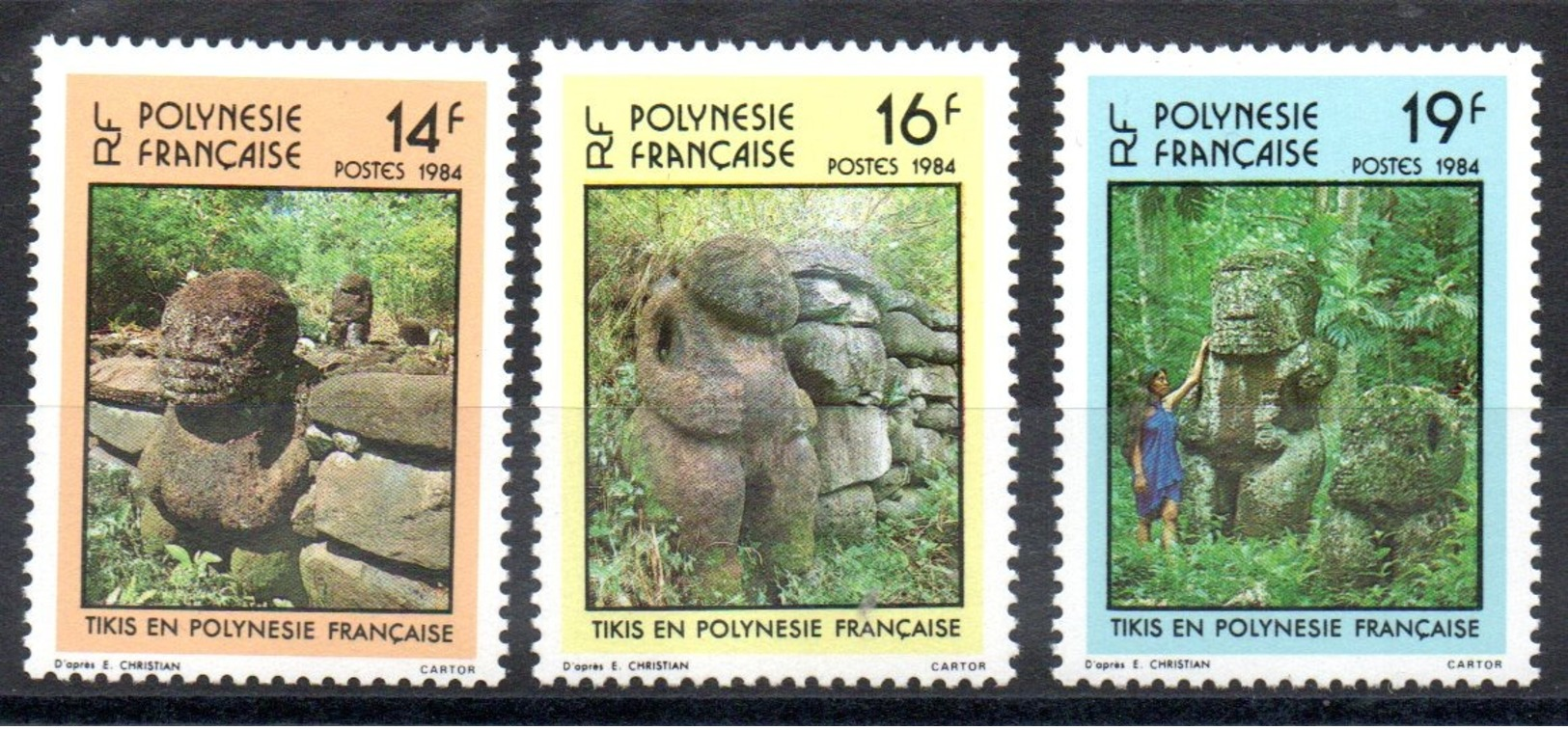 POLYNESIE - YT N° 209 à 211 - Neufs ** - MNH - Cote: 2,20 € - Nuevos