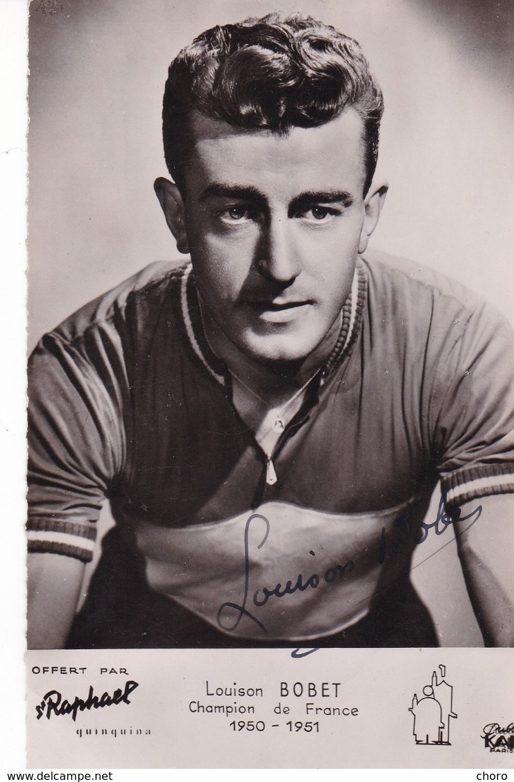 LOUISON BOBET - AUTOGRAPHE - Sportler