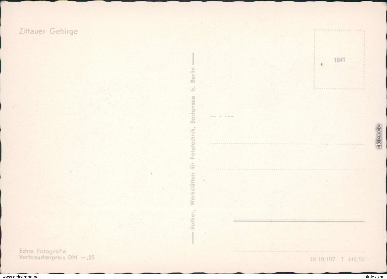 Ansichtskarte Jonsdorf Panorama-Ansicht Mit Jonsberg 1958 - Jonsdorf