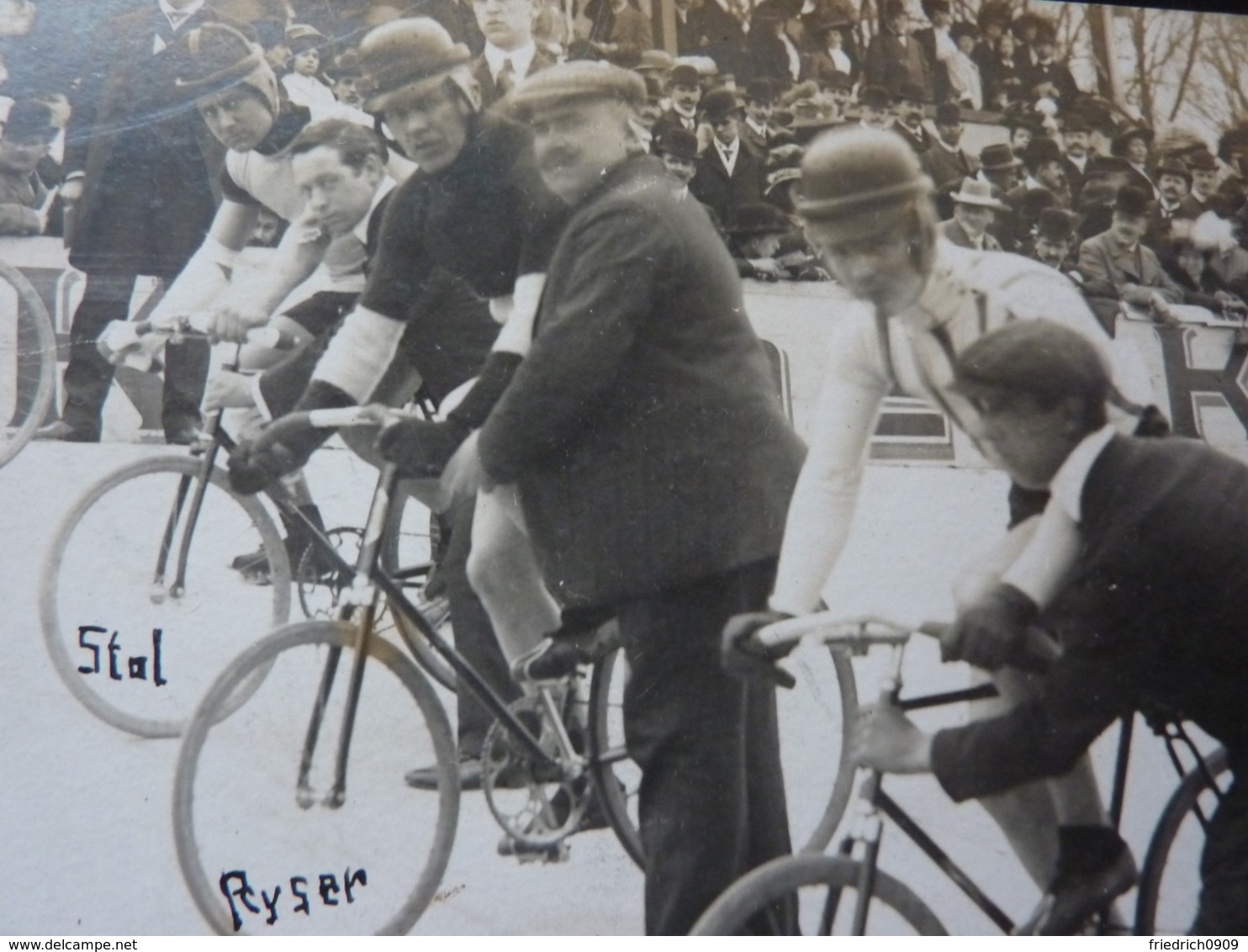 Osterpreis 1909 Berlin Mit Theile Stol Ryser Stellbrink  Cyclisme Radrennen Radsport  Cycling Velo Radfahrer - Cyclisme