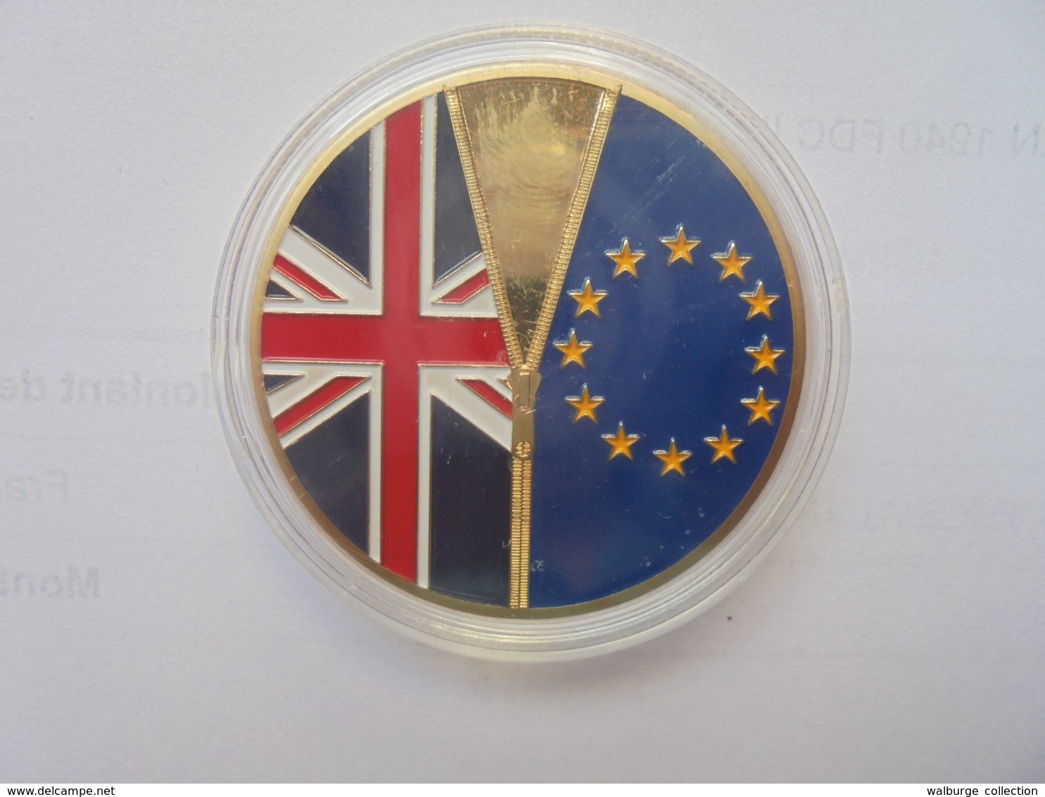 GRANDE-BRETAGNE MEDAILLE "BREXIT" - Autres & Non Classés