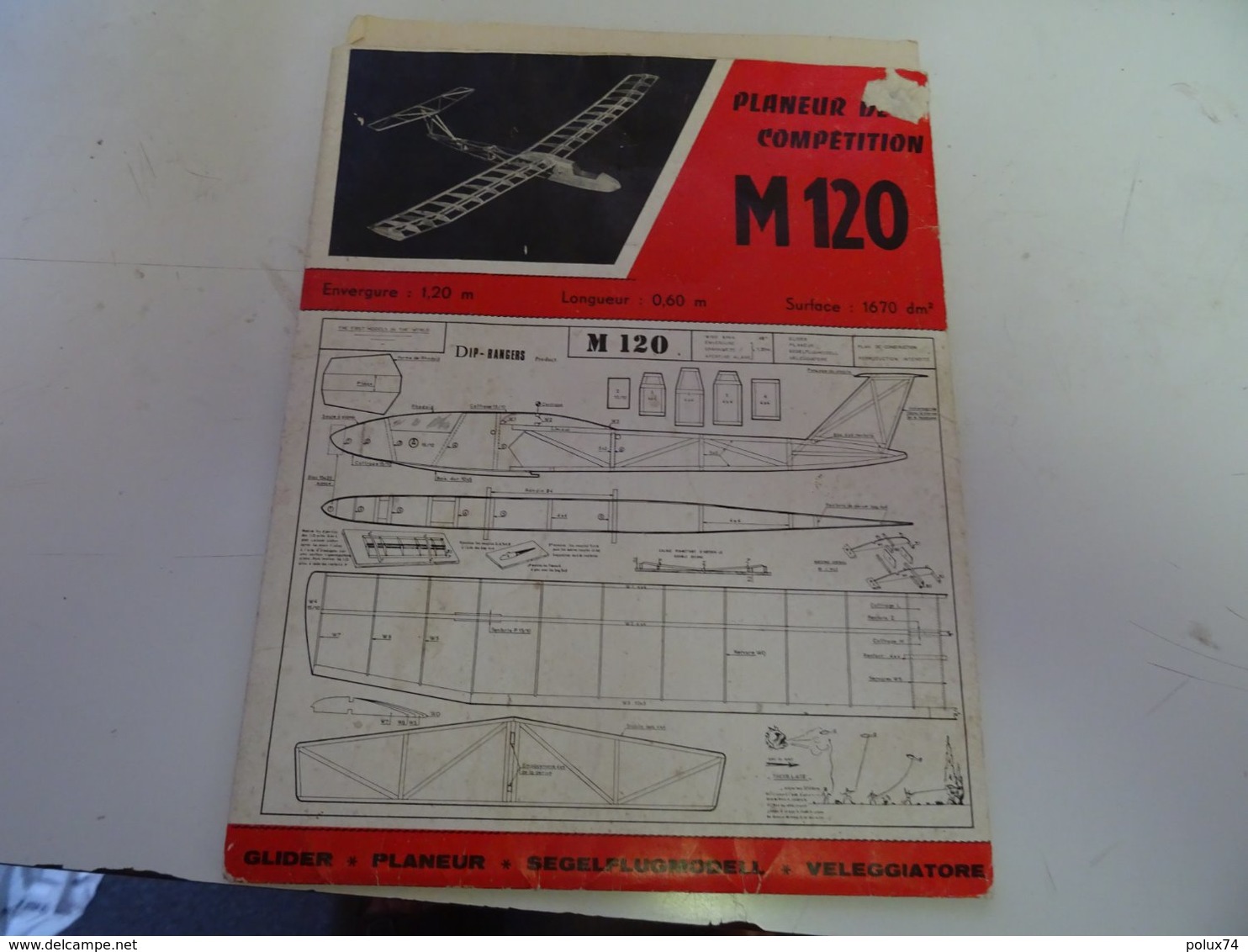 Plans PLANEUR M 120 - Machines