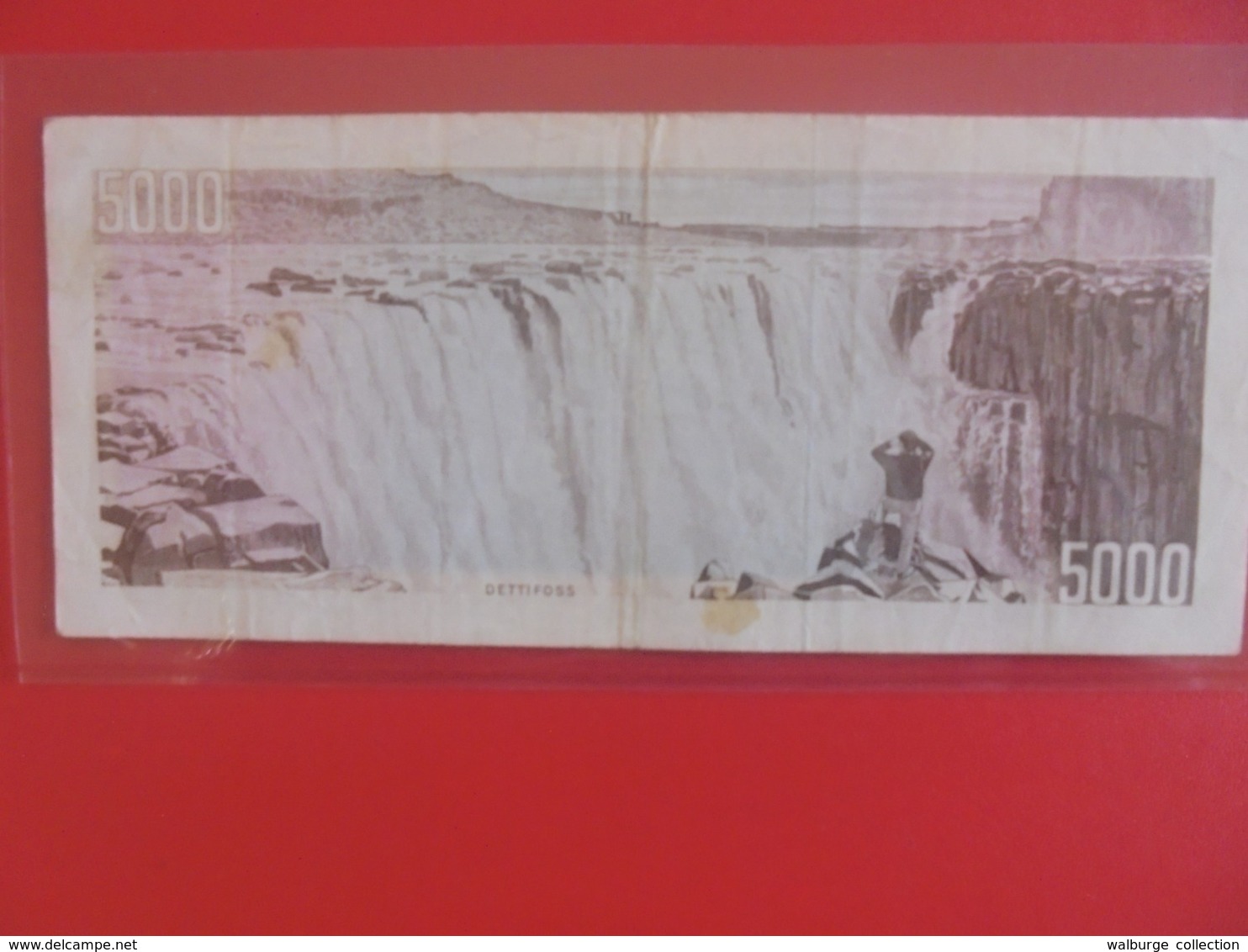 ISLANDE 5000 KRONUR 1961 CIRCULER (B.6) - IJsland