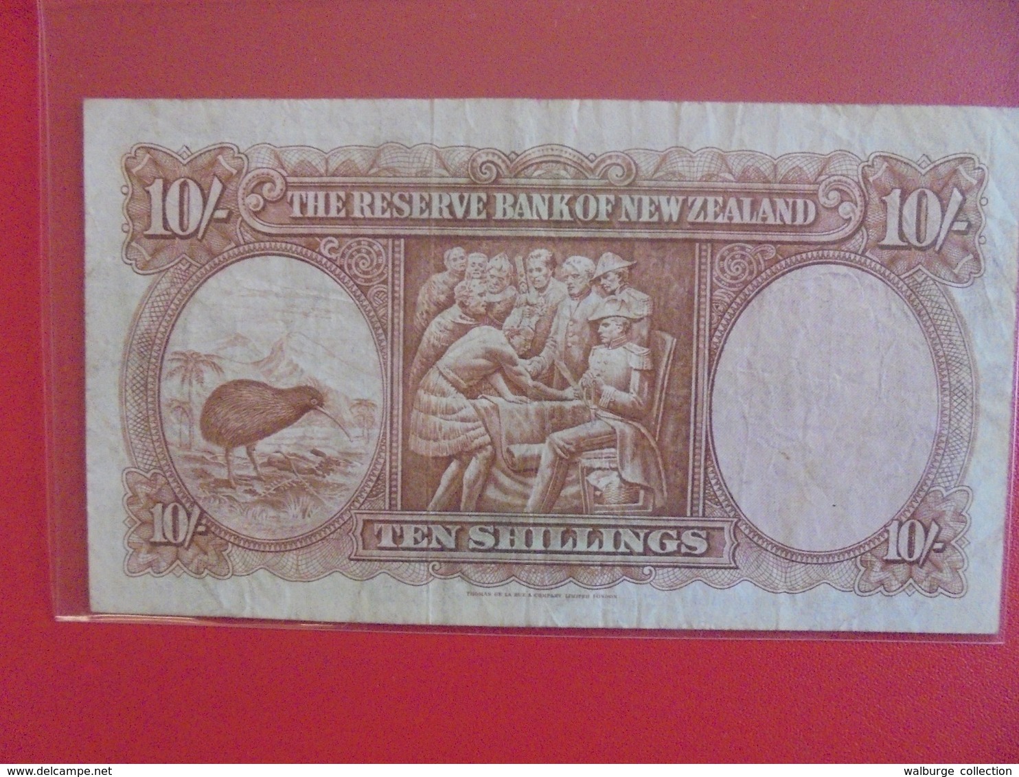 NOUVELLE-ZELANDE 10 SHILLINGS 1940-67 CIRCULER (B.6) - New Zealand