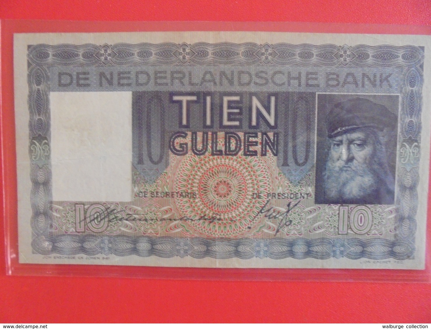 PAYS-BAS 10 GULDEN 1938 CIRCULER (B.6) - 10 Gulden