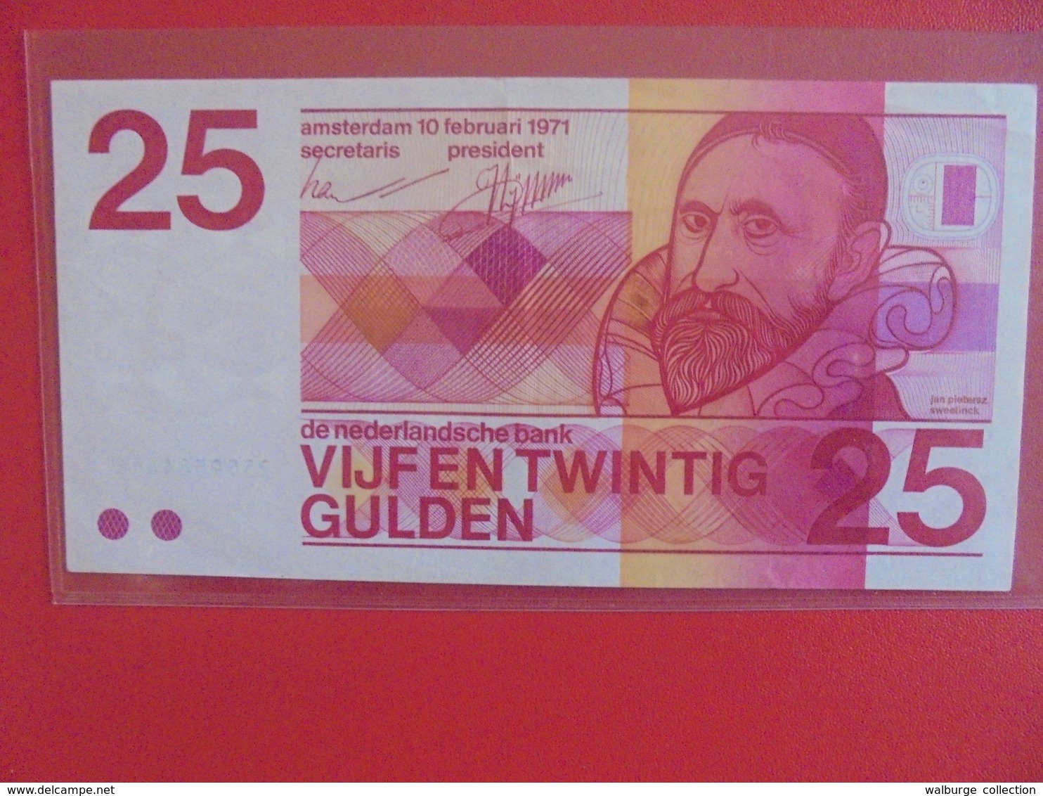 PAYS-BAS 25 GULDEN 1971 PEU CIRCULER (B.6) - 25 Gulden