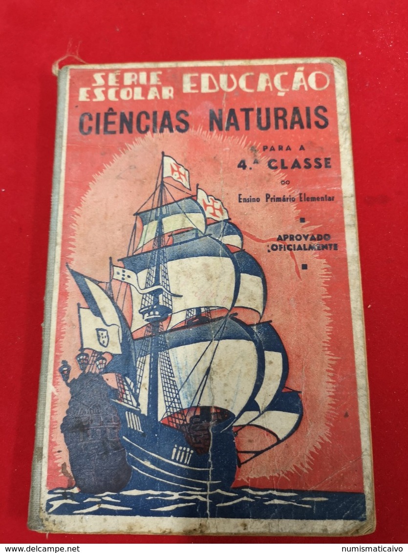 LIVRO ESCOLAR Ciências Naturais - Série Escolar Educação 4ª Classe Livro Da Epoca - Cultura