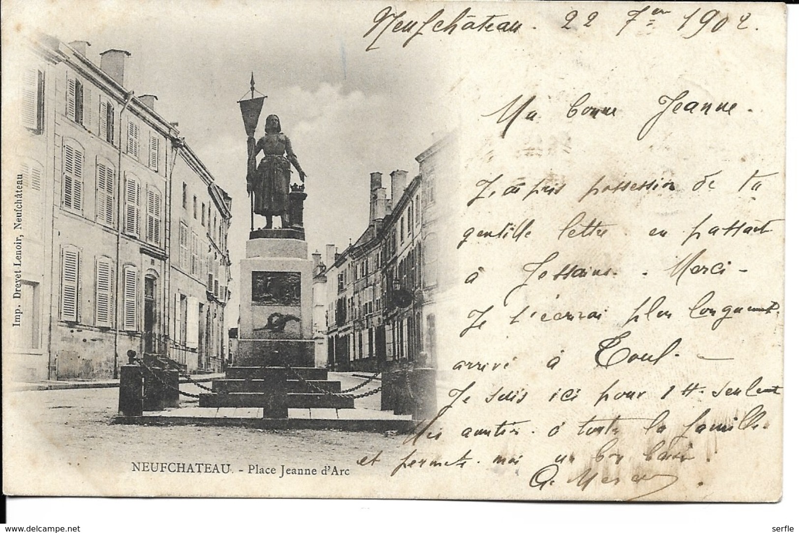 88 - Neufchâteau - Place Jeanne D'Arc - Neufchateau