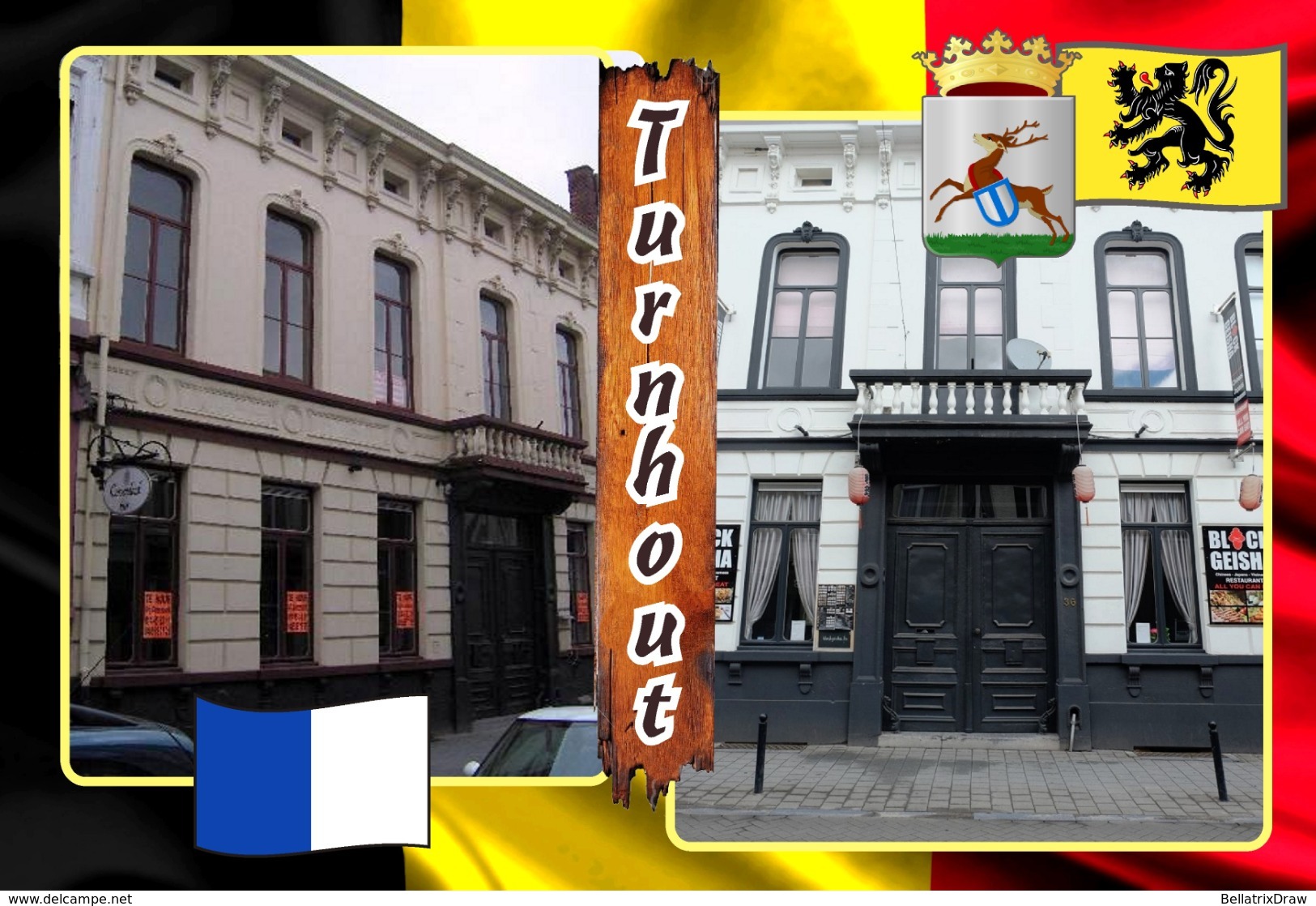 Postcards, REPRODUCTION, Municipalities of Belgium, Turnhout duplex XI - 48 pcs.(498 - 545)