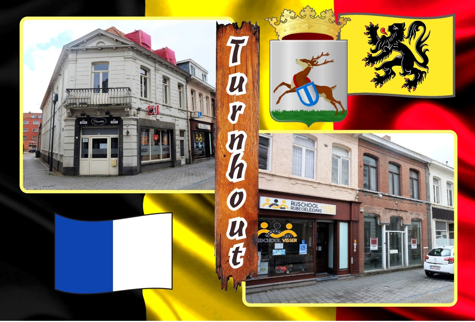 Postcards, REPRODUCTION, Municipalities of Belgium, Turnhout duplex XI - 48 pcs.(498 - 545)