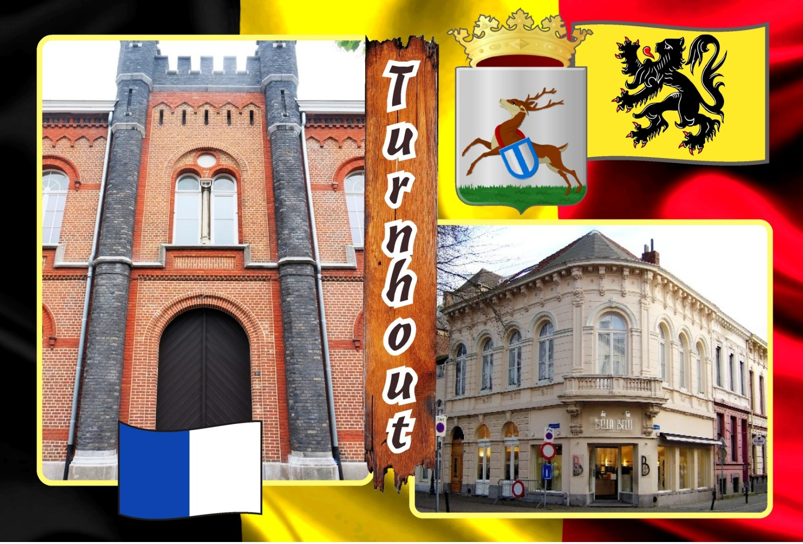 Postcards, REPRODUCTION, Municipalities of Belgium, Turnhout duplex XI - 48 pcs.(498 - 545)