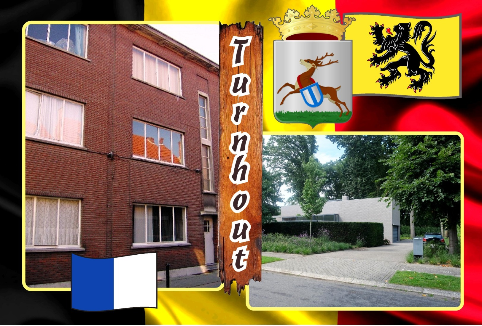 Postcards, REPRODUCTION, Municipalities of Belgium, Turnhout duplex XI - 48 pcs.(498 - 545)