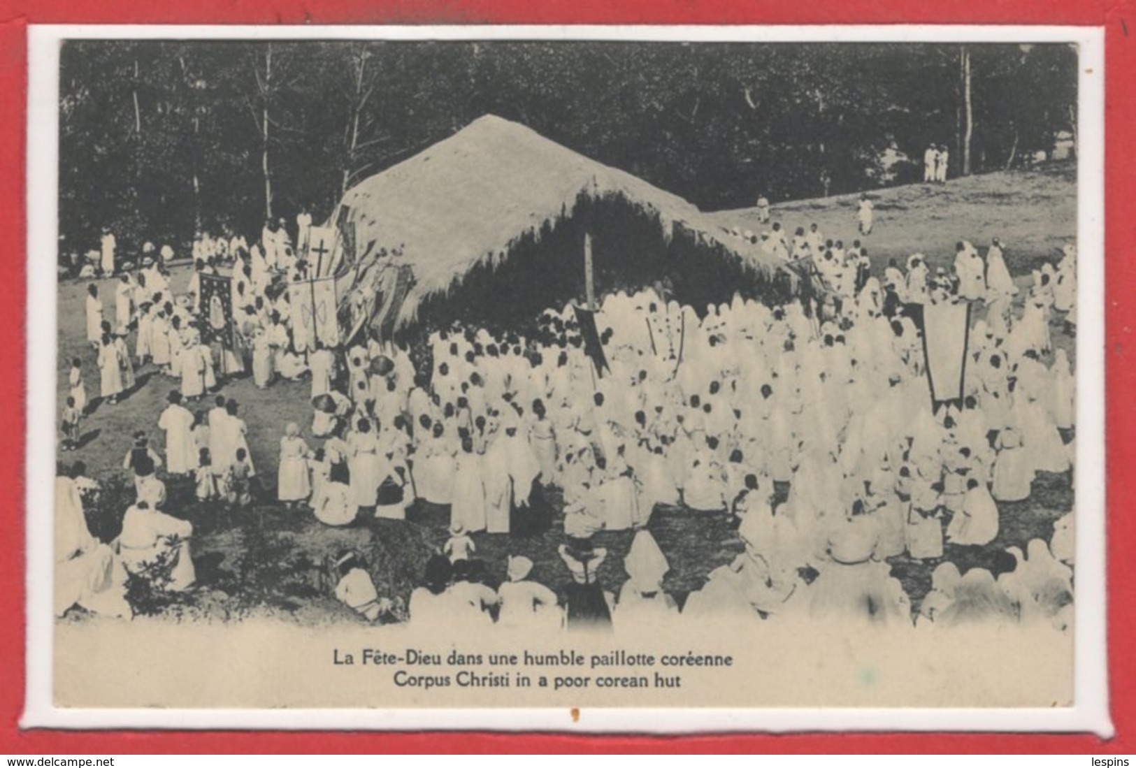 ASIE --  COREE - La Fête Dieu Dans Une Humble Paillotte Coréenne - Korea, South