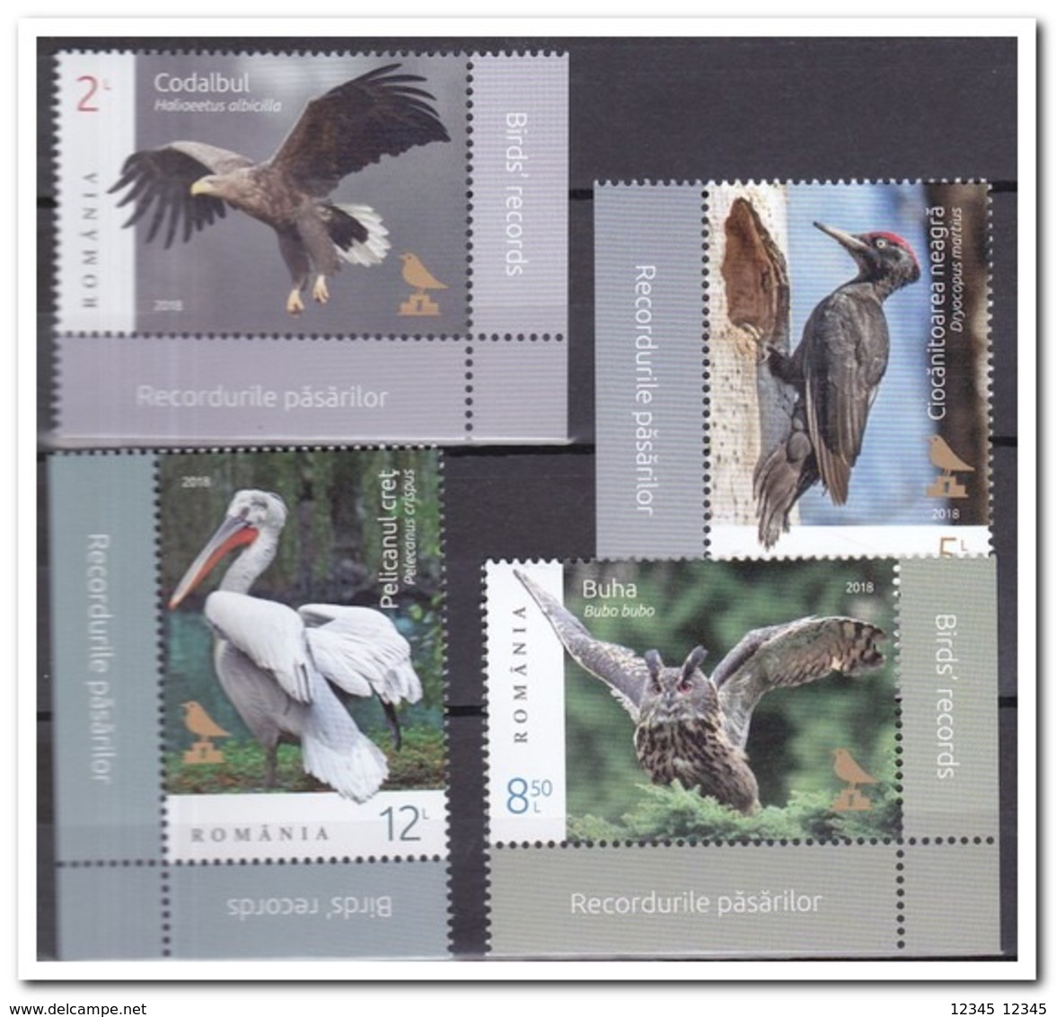 Roemenië 2018, Postfris MNH, Birds - Ongebruikt