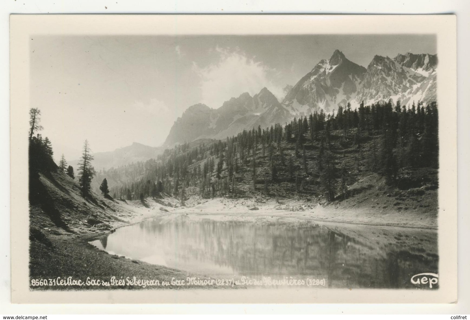 05 - Ceillac -       Lac Des Prés Sebeyran Ou Lac Miroir Et Pic Des Heudières - Sonstige & Ohne Zuordnung