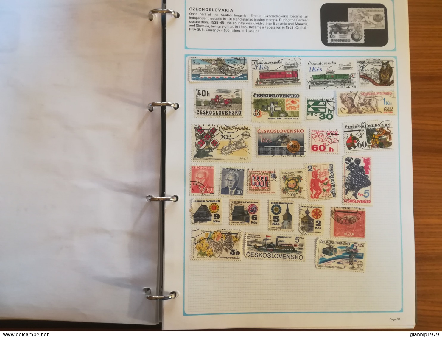 ALBUM FRANCOBOLLI STAMPS MONDO WORLD  USED OBLITERE LOTTO LOT ATTACCATI SU SCHEDE RACCOGLITORE