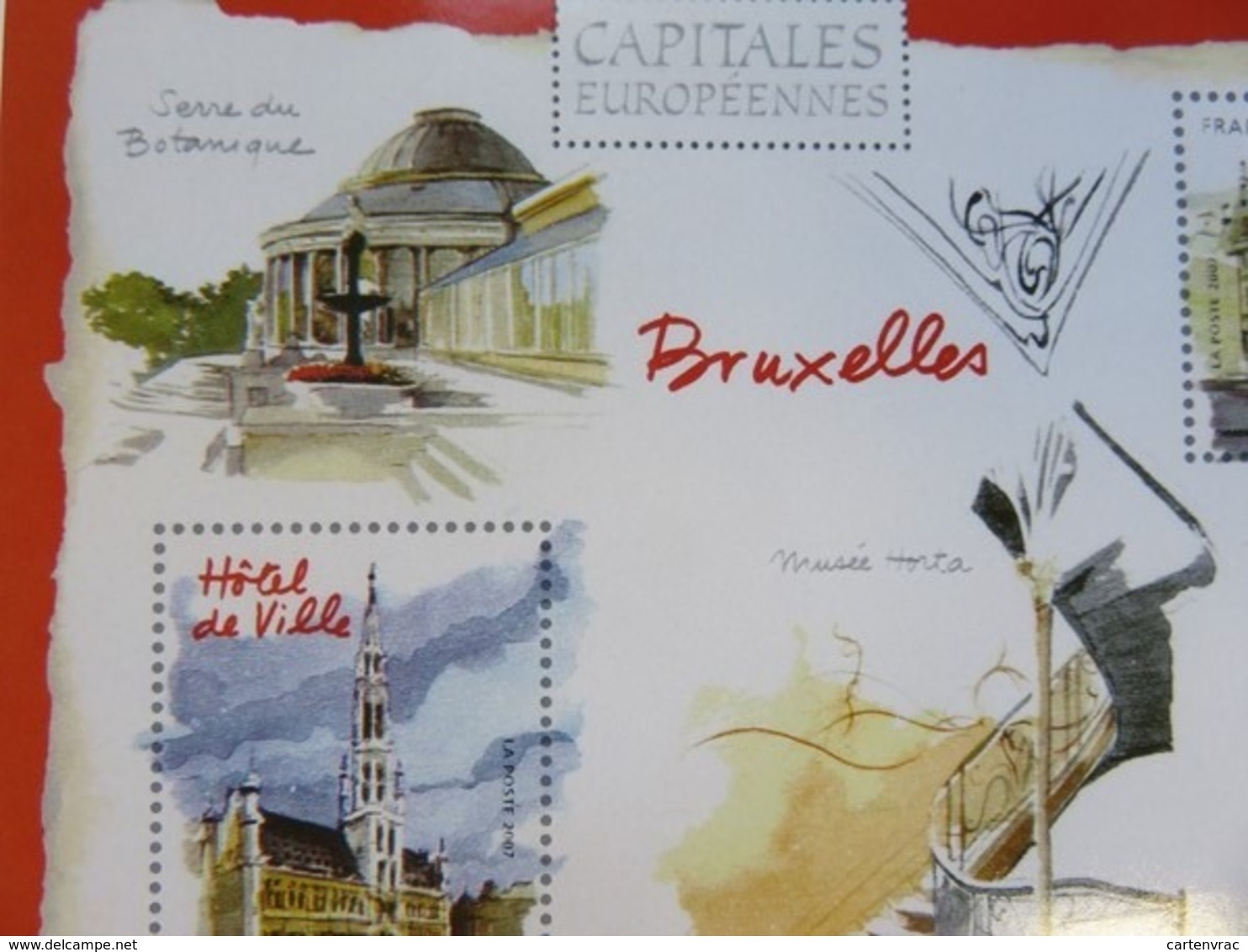 PAP - Carte Postale Pré-timbrée - Timbre International Mannequin Pis - Bruxelles Capitale Européenne - Série Capitales - Documents De La Poste