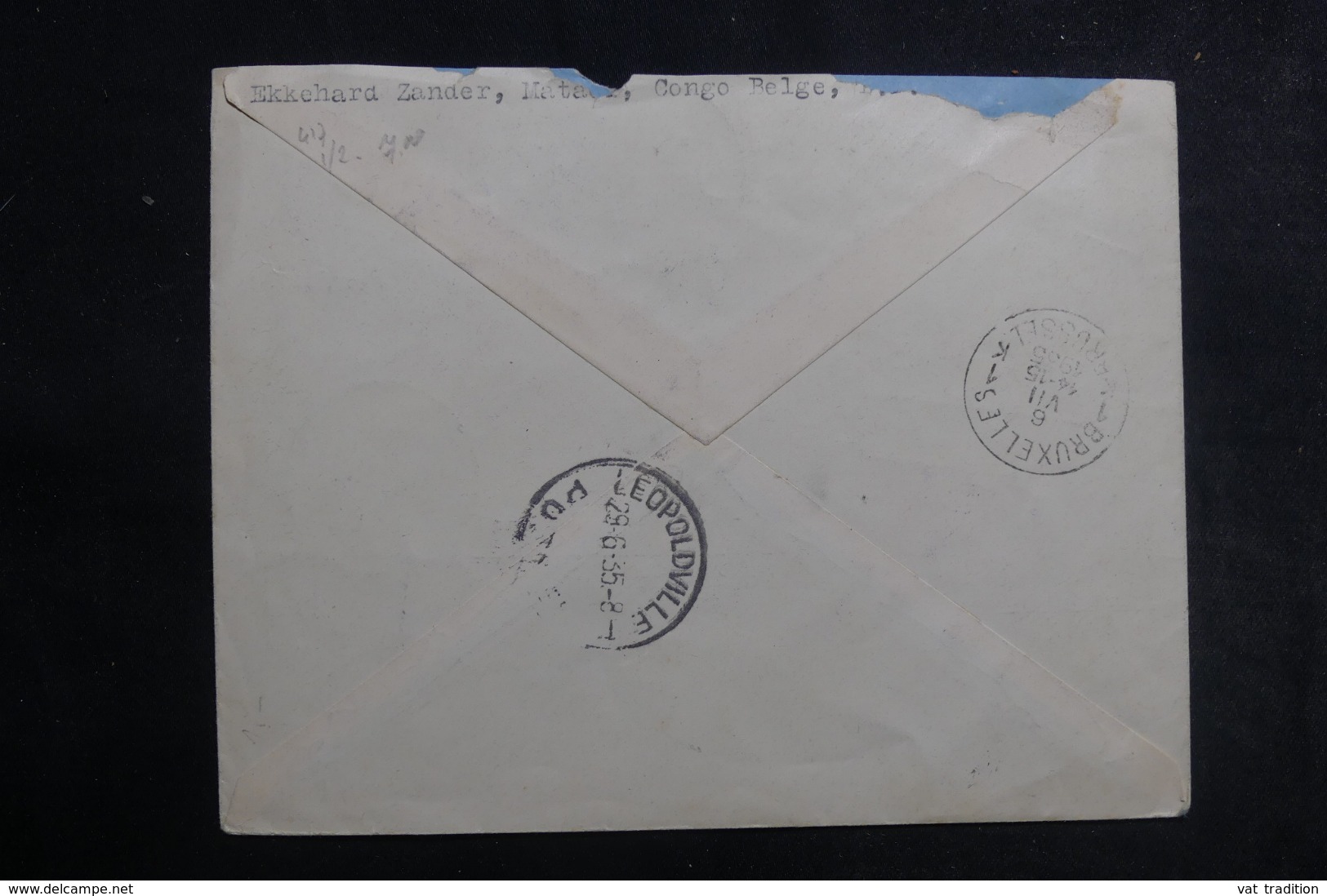 CONGO BELGE - Enveloppe Par Avion De Matadi Pour L' Allemagne En 1935, Affranchissement Plaisant - L 41951 - Storia Postale