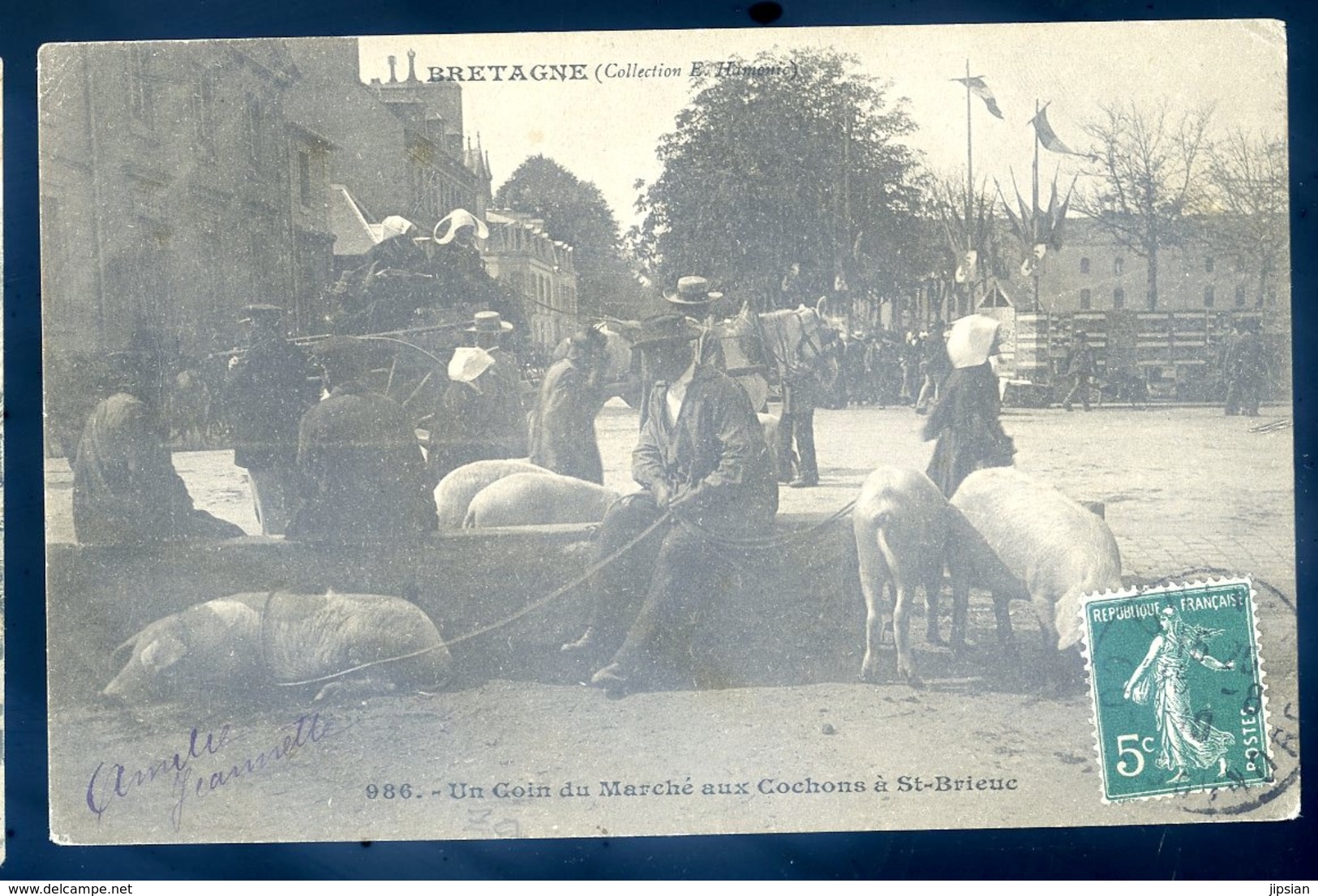 Cpa Du 22 St Brieuc Un Coin Du Marché Aux Cochons     LZ25 - Saint-Brieuc