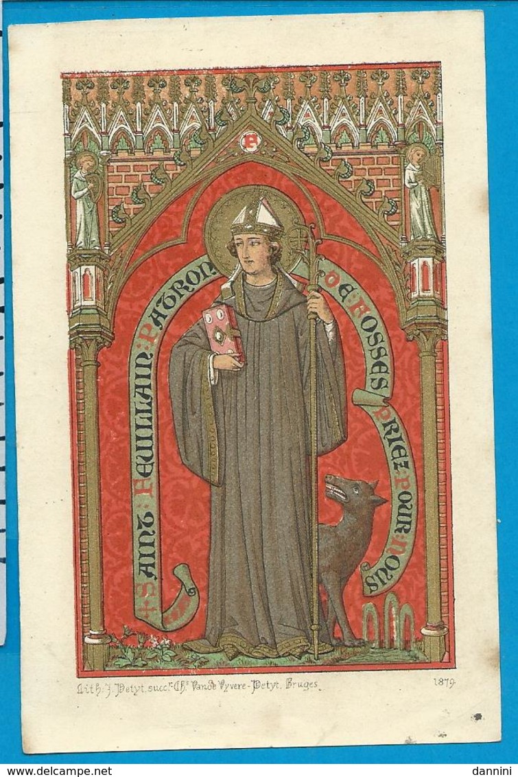 Holycard    K. Van De Vyvere - Petyt    St. Feuillain   De Fosses - Images Religieuses