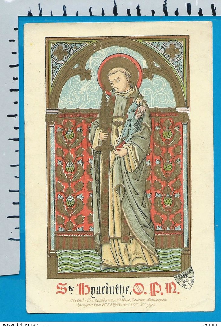 Holycard    K. Van De Vyvere - Petyt    St. Hyacinthe - Imágenes Religiosas