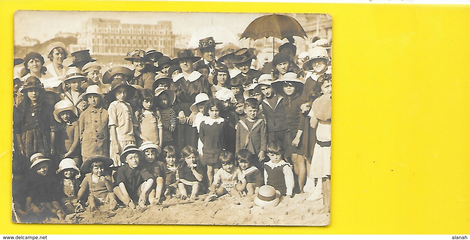 BIARRITZ Carte Photo Souvenir De Plage 1917 () Pyrénées Atlantiques (64) - Biarritz