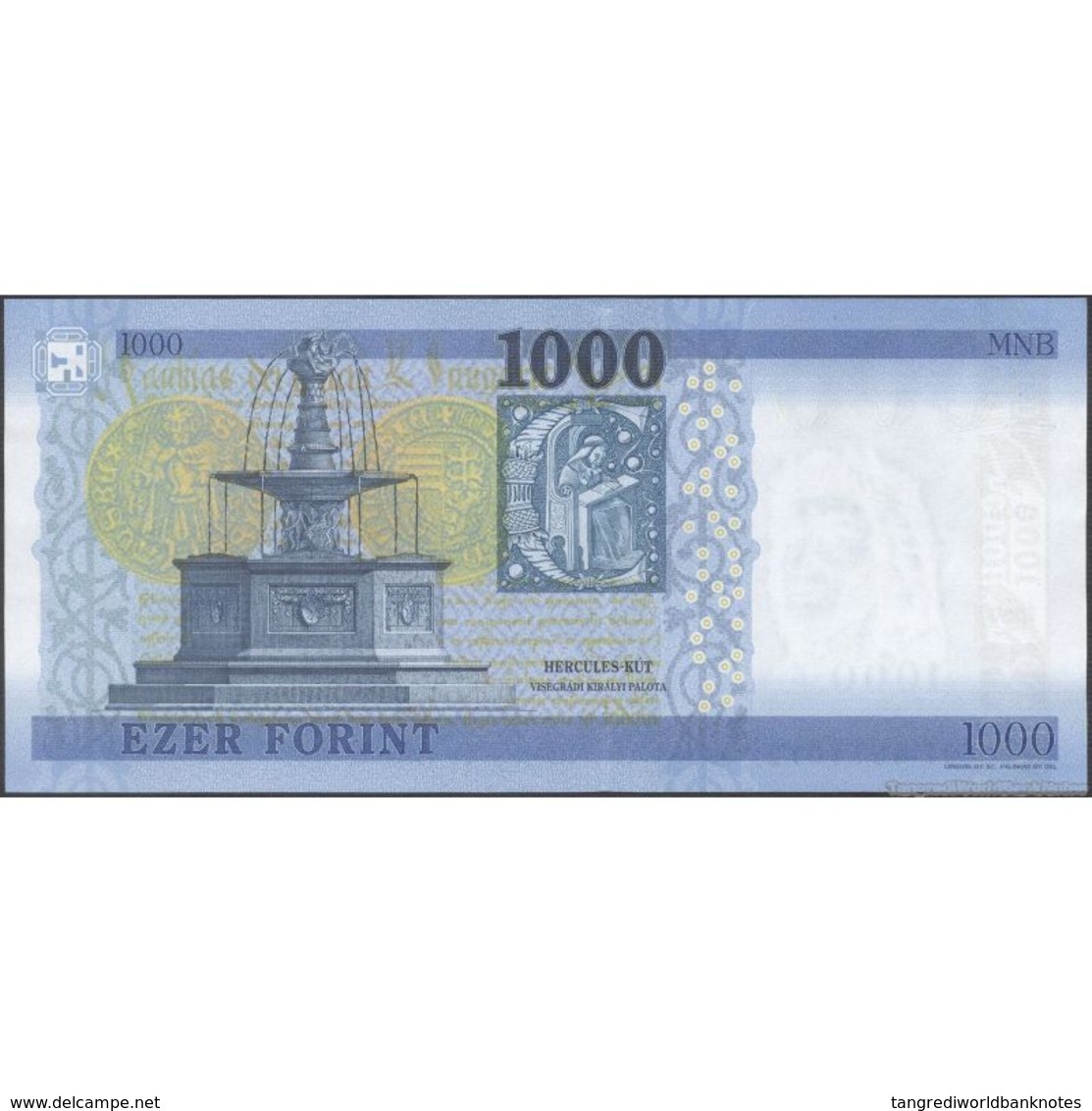 TWN - HUNGARY NEW - 1000 1.000 Forint 2017 (2018) Prefix DF UNC - Ungheria