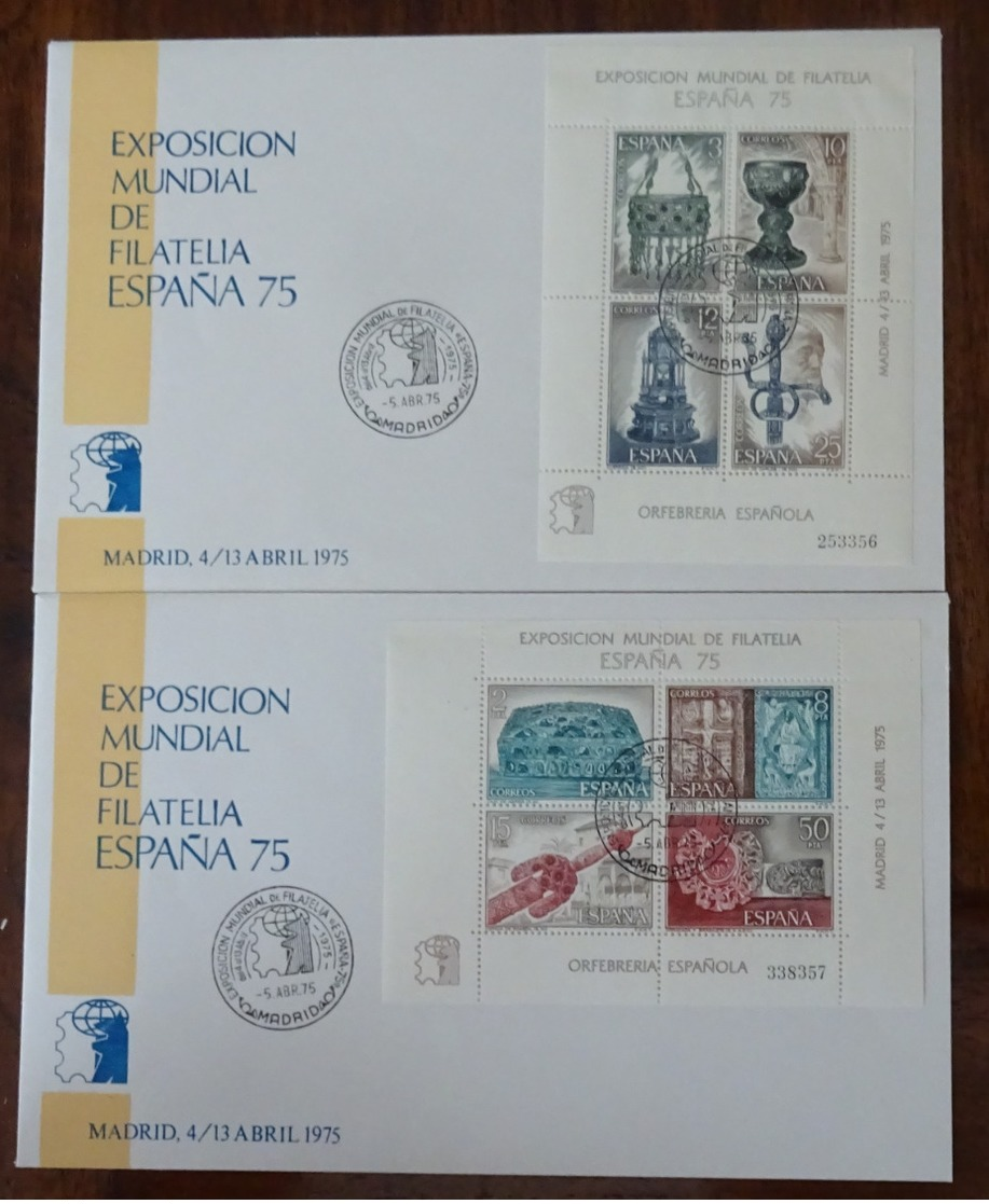 ESPAÑA, SPAIN EDIFIL 2252/2253 EN SPD, FDC. - FDC