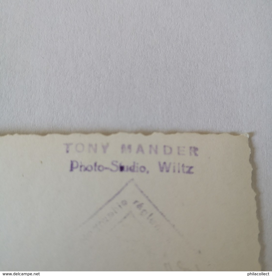 Luxembourg - Photo / Non CP / To Identify! // Photo Studio Tony Mander Wiltz 19?? - Andere & Zonder Classificatie