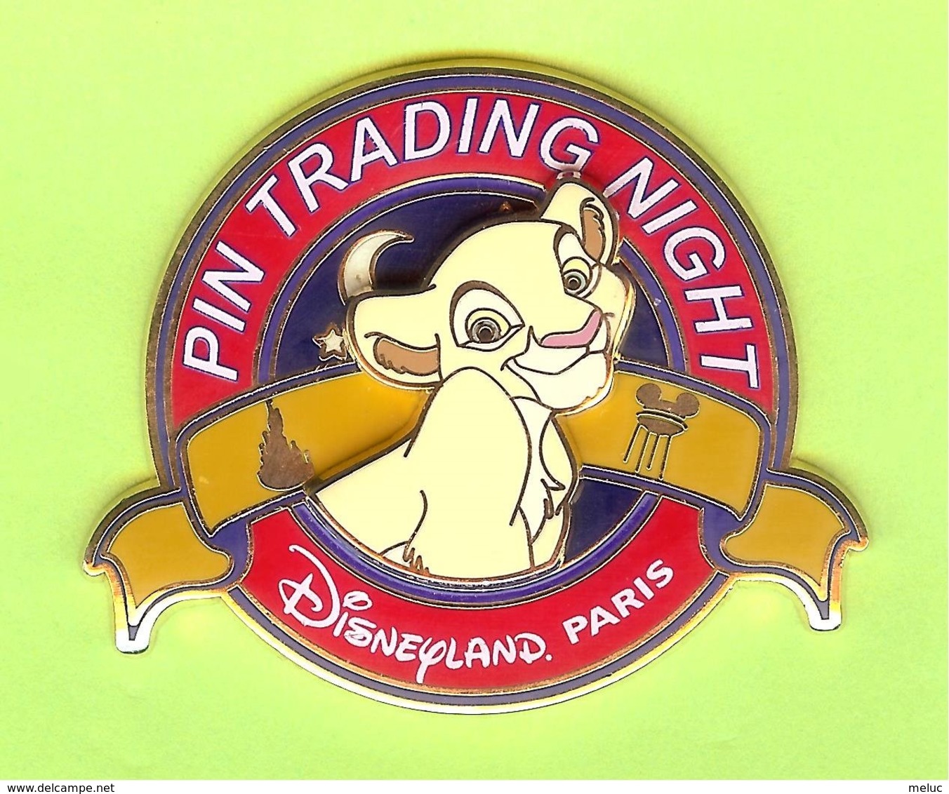 Pin's Disney Pin Trading Simba Le Roi Lion ÉL (Double Moule) -  5AA20 - Disney