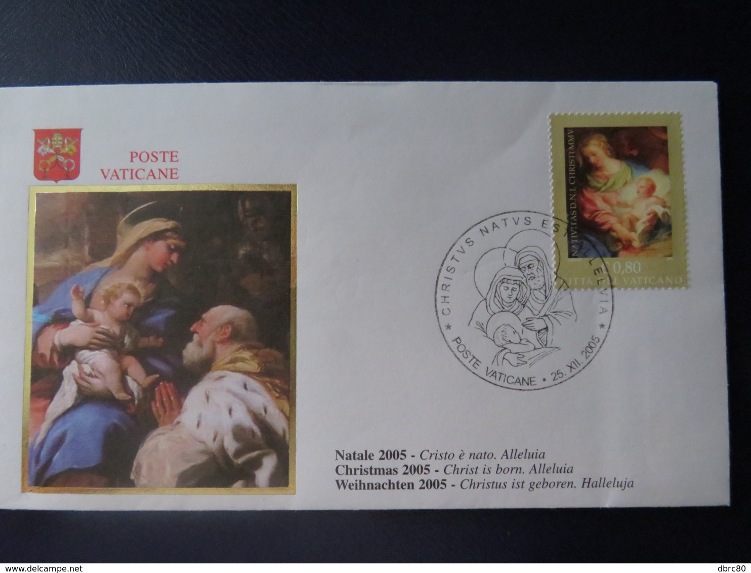 Vatican, 2005 Christmas, Natal, Noel, Navidad, Madonna, Religion, FDC - FDC