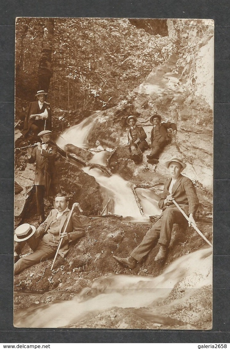 BULGARIA  - Waterfall - Nature - Music - Tourism  -  VINTAGE  ORIGINAL PHOTO POST CARD  - DAE 4382 - Orte